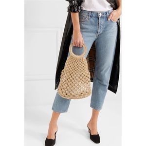 Elizabeth & James Sand Jute Macrame Tote